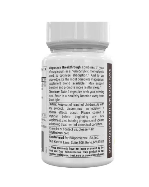 Magnesium Breakthrough Capsules