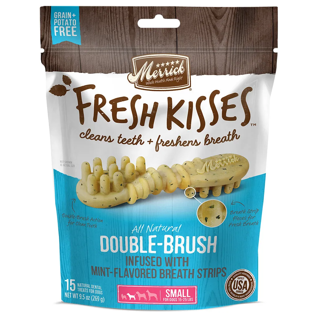 Merrick Fresh Kisses Mint Breath Strips - For Small Dogs (15-25 lbs)
