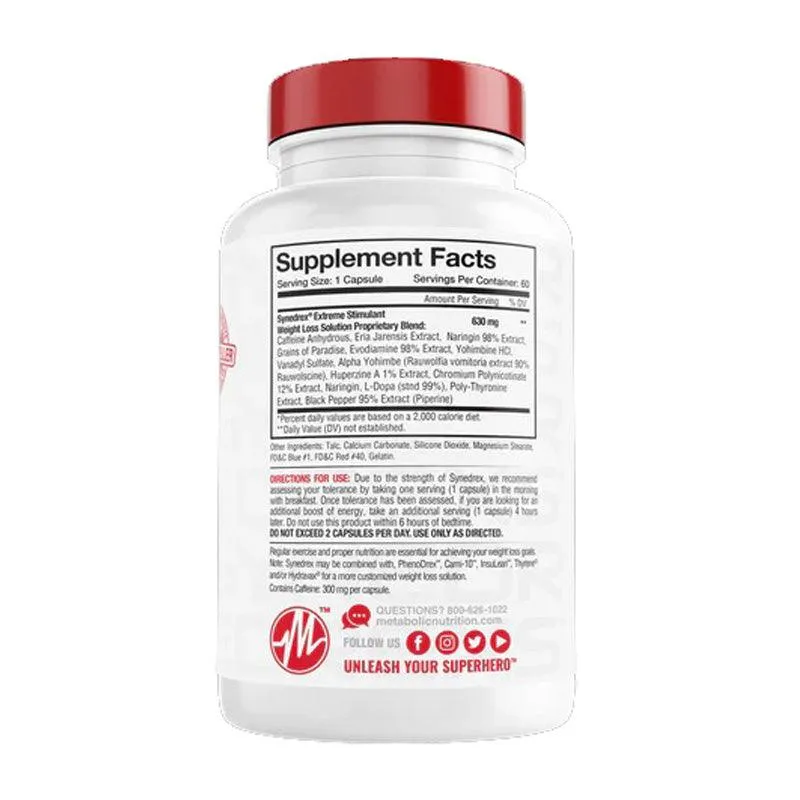 Metabolic Nutrition Synedrex 60 Caps