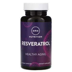 MRM Nutrition, Nutrition, Resveratrol, 60 Vegan Capsules