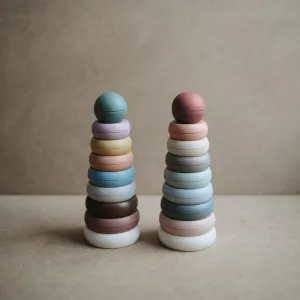 Mushie Stacking Rings Toy