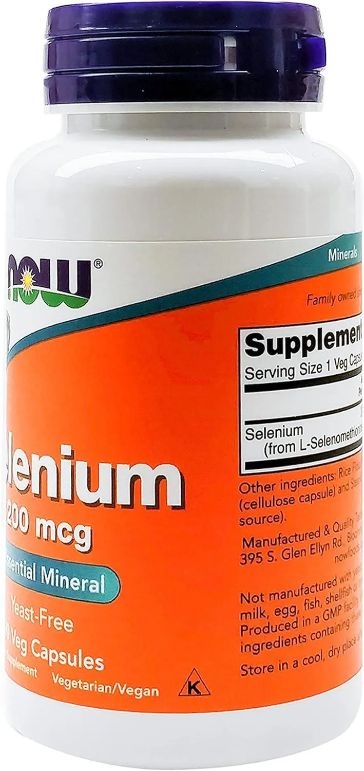 Now Selenium 200Mcg Vcaps. 90'S