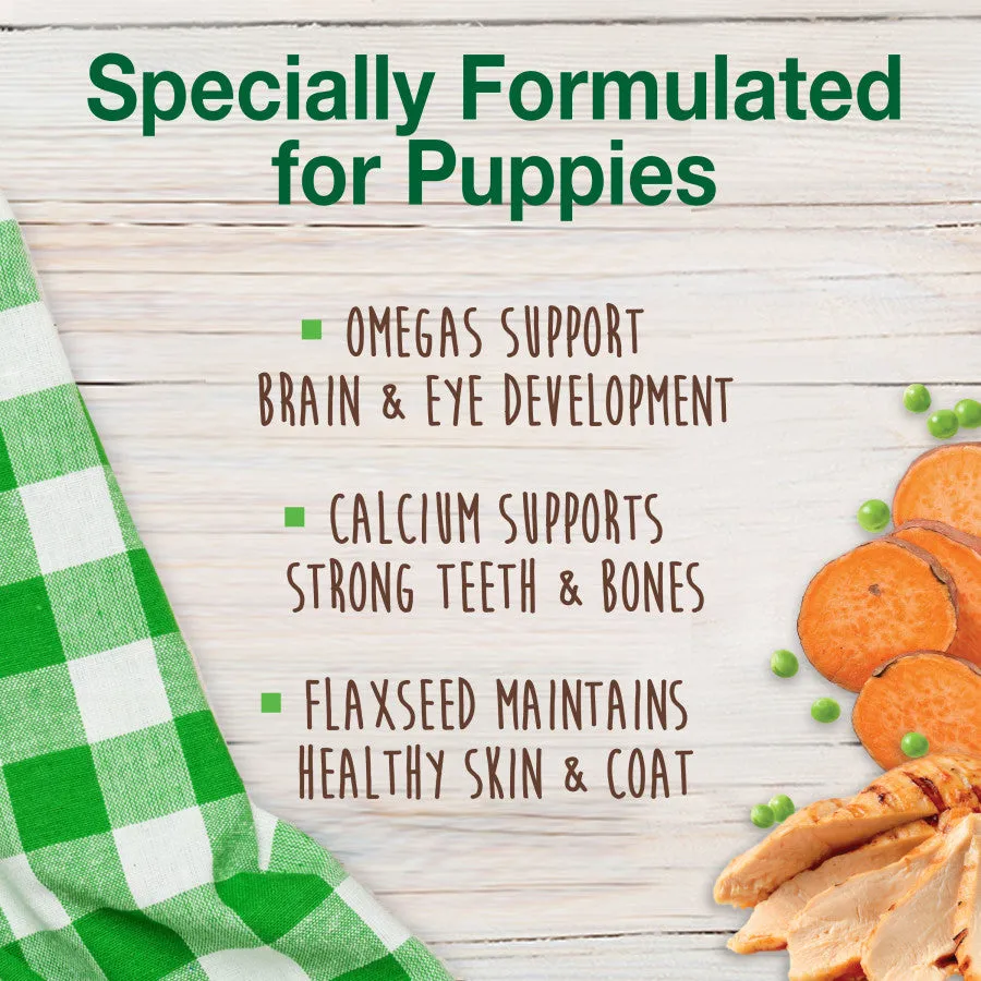 Nylabone Healthy Edibles Natural Puppy Chews,Turkey & Sweet Potato Small/Regular 3-Pack