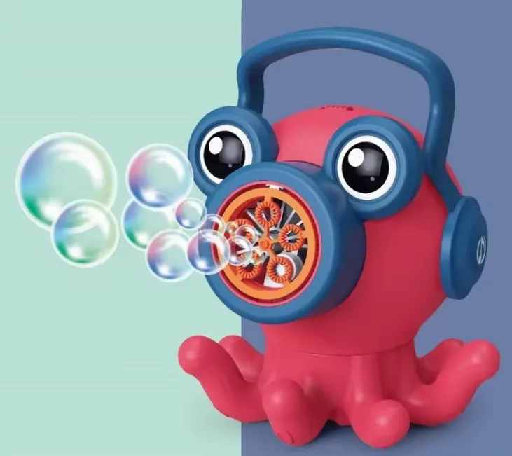 Octopus Colorful Bubble Machine Toy