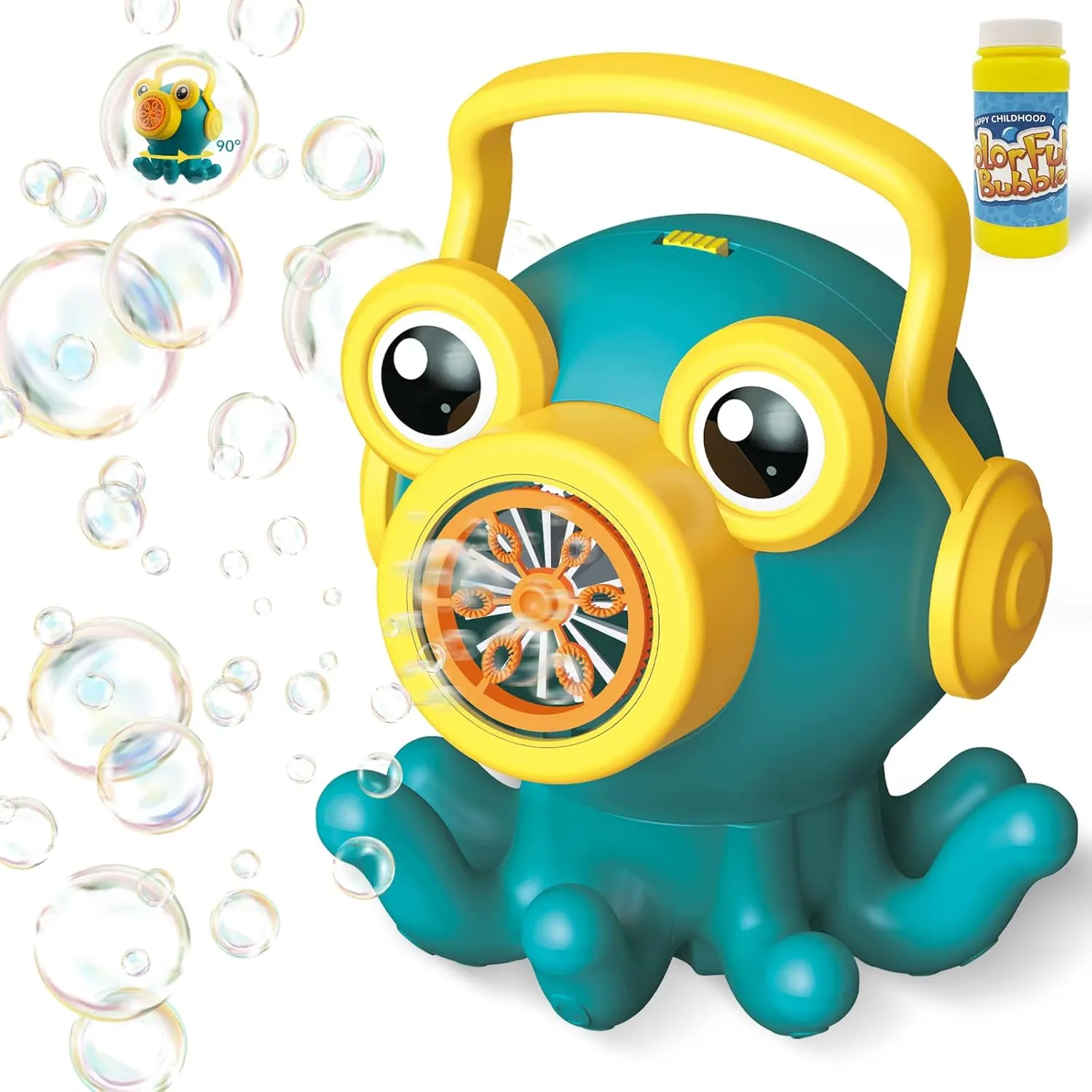 Octopus Colorful Bubble Machine Toy