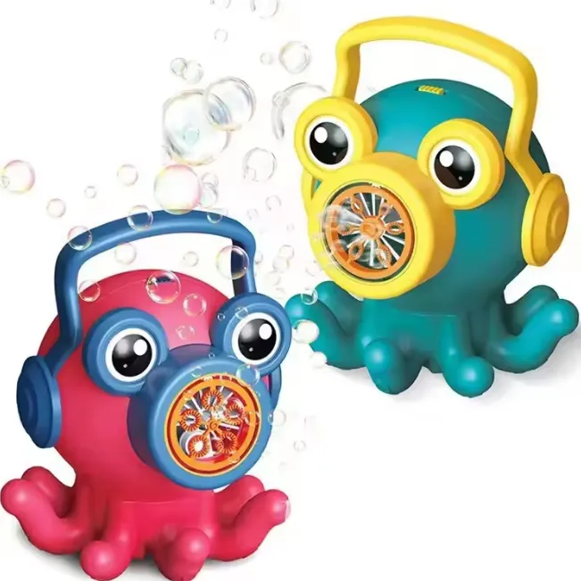 Octopus Colorful Bubble Machine Toy