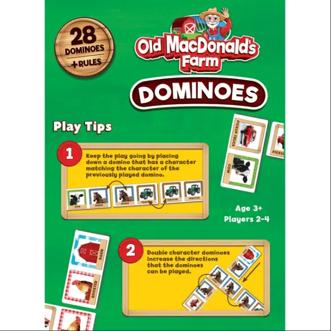 Old Macdonald's Dominoes Game
