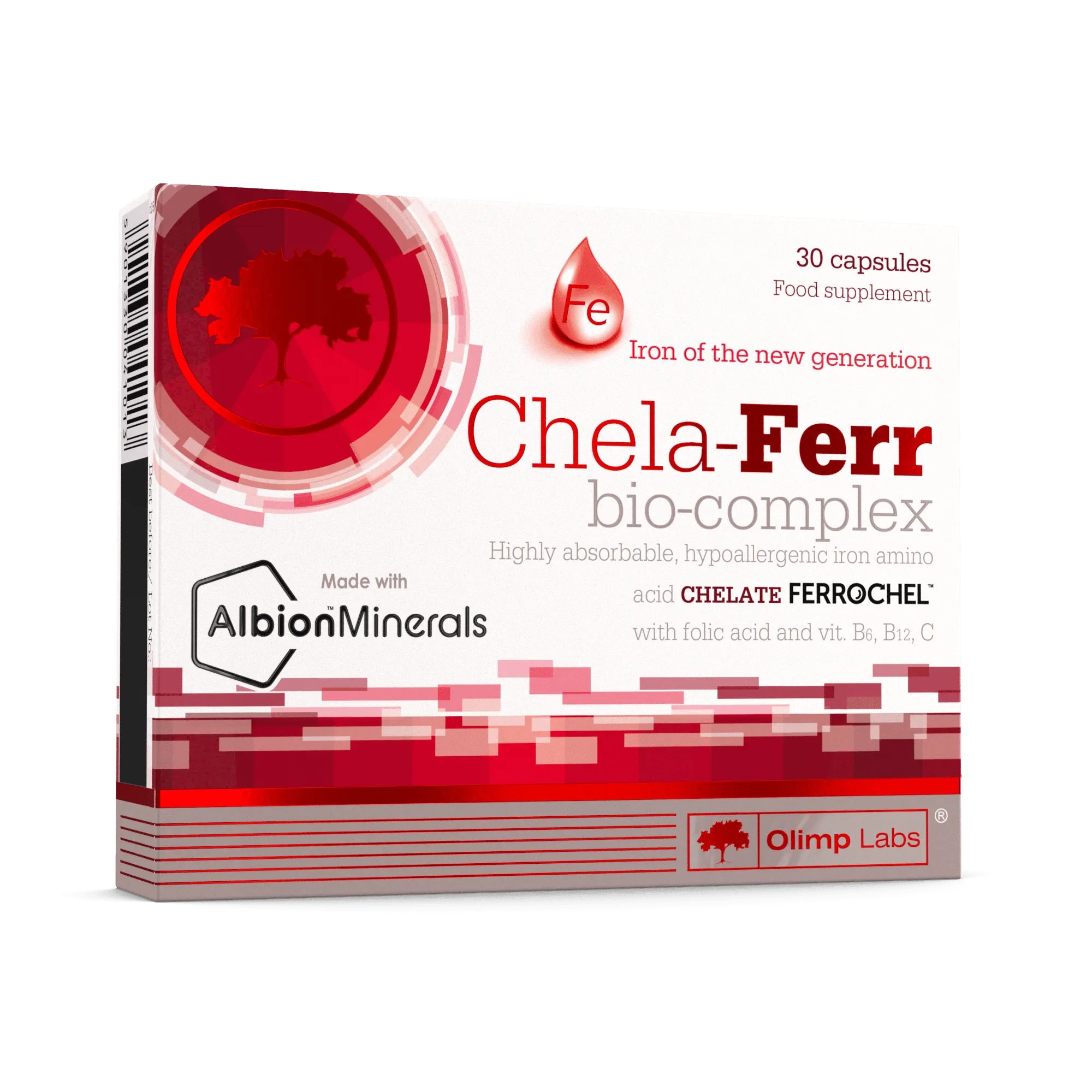 Olimp chela-ferr bio complex with folic acid caps 30s