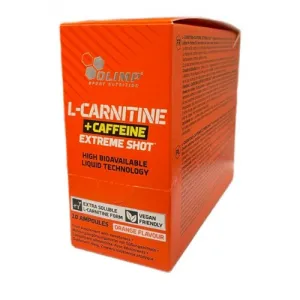 Olimp Nutrition L-Carnitine   Caffeine Extreme Shot - Orange  - 10 x 25 ml.