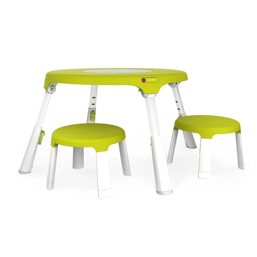 Oribel Portaplay Forest Friend Grow with me (with stools) - Green- With 6M Local Warranty