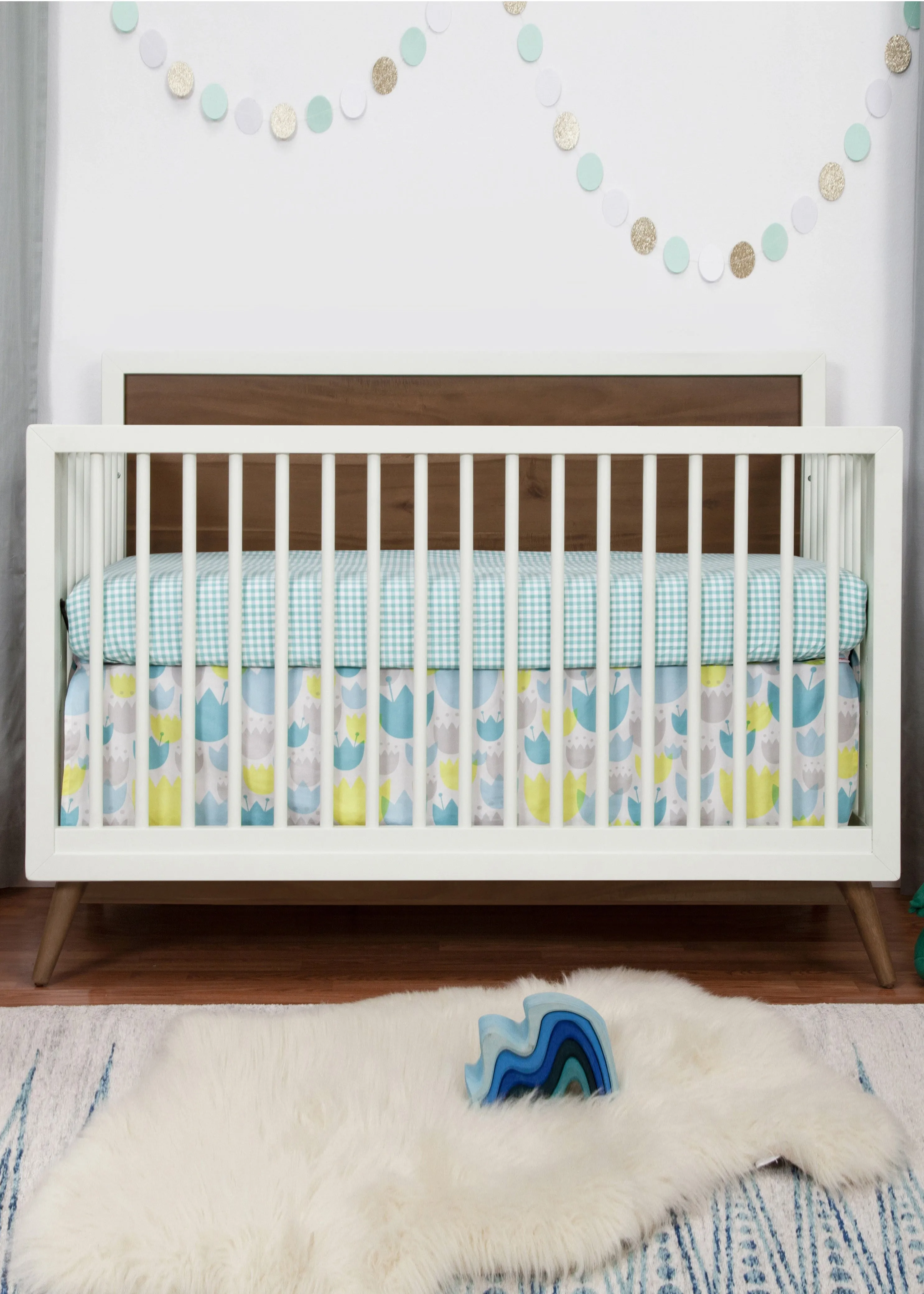 PALMA 4-IN-1 CONVERTIBLE CRIB WITH TODDLER BED CONVERSION KIT