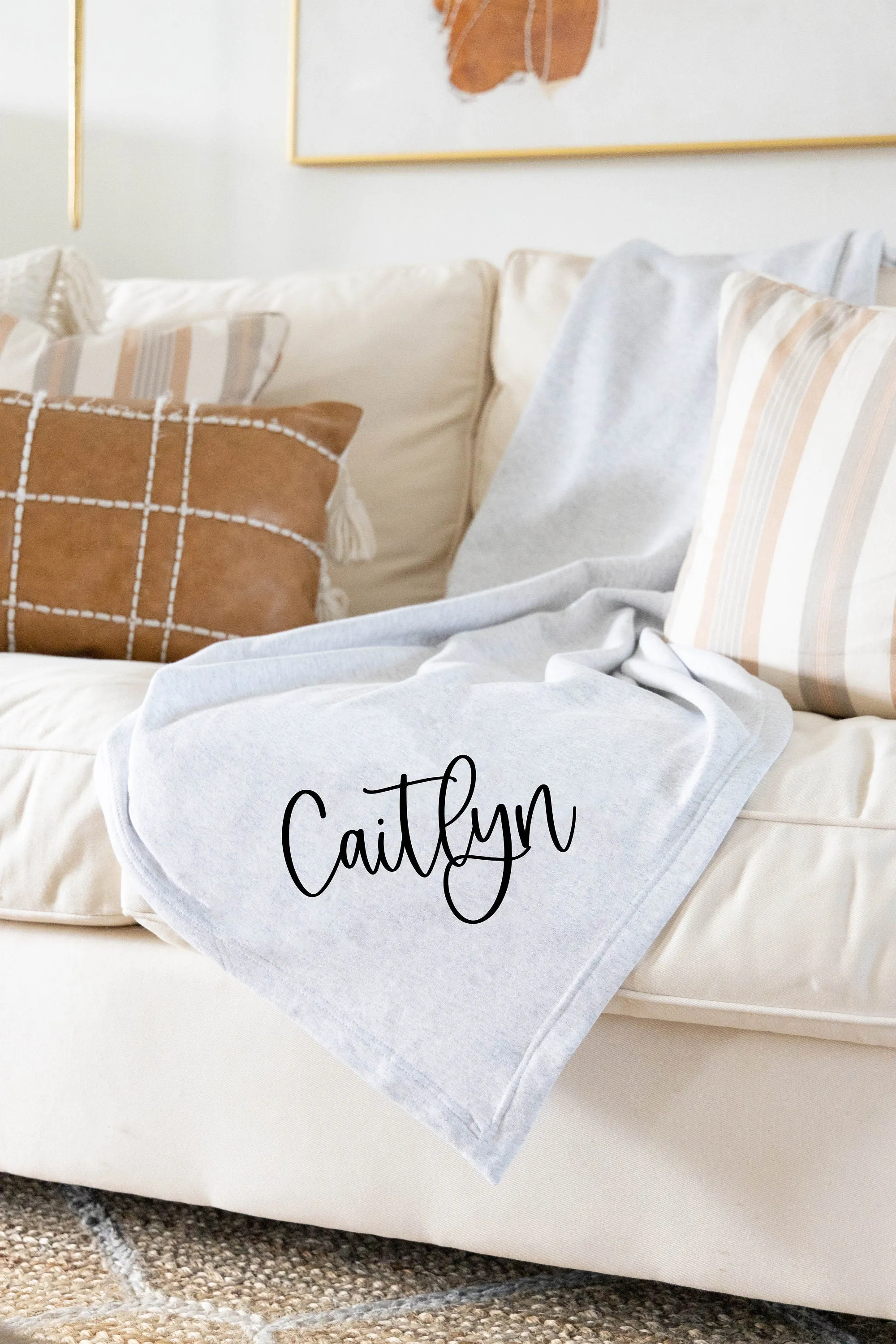 Personalized Blankets with Name | Custom Throw Blankets