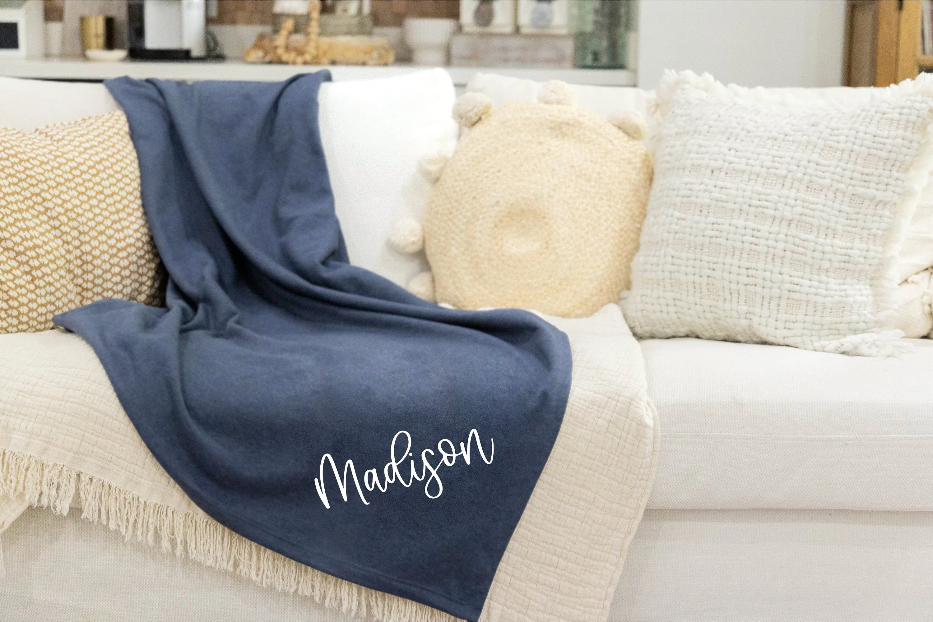 Personalized Blankets with Name | Custom Throw Blankets