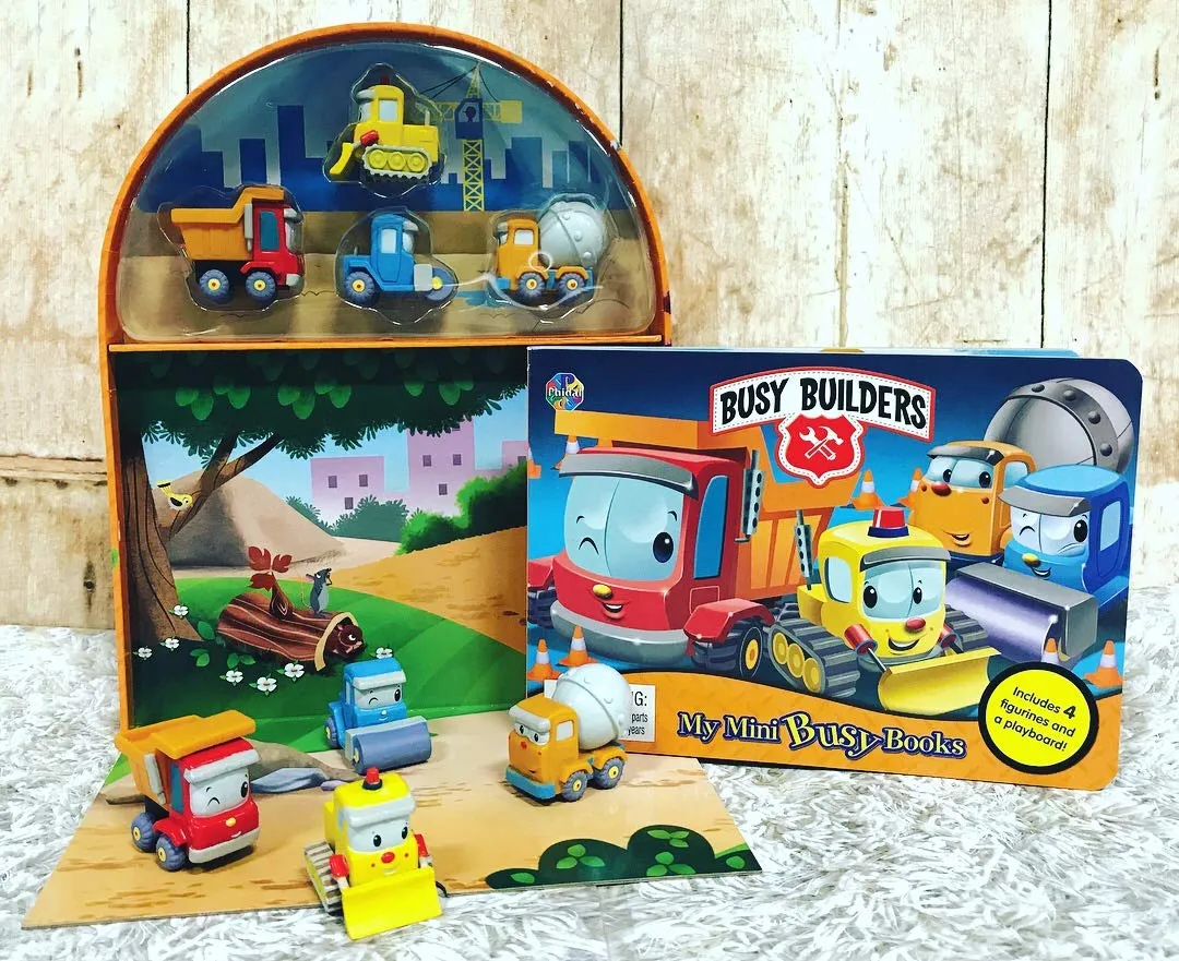 Phidal Busy Builders Mini busy Books - Multicolor