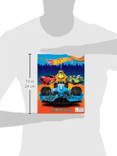 Phidal Mattel's Hot Wheels Activity Book Learning Series - Multicolour