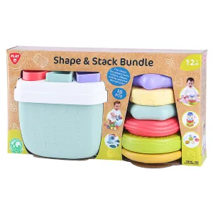 Playgo Toys Ent. Ltd. Bio-Based Shape Stack Bundle