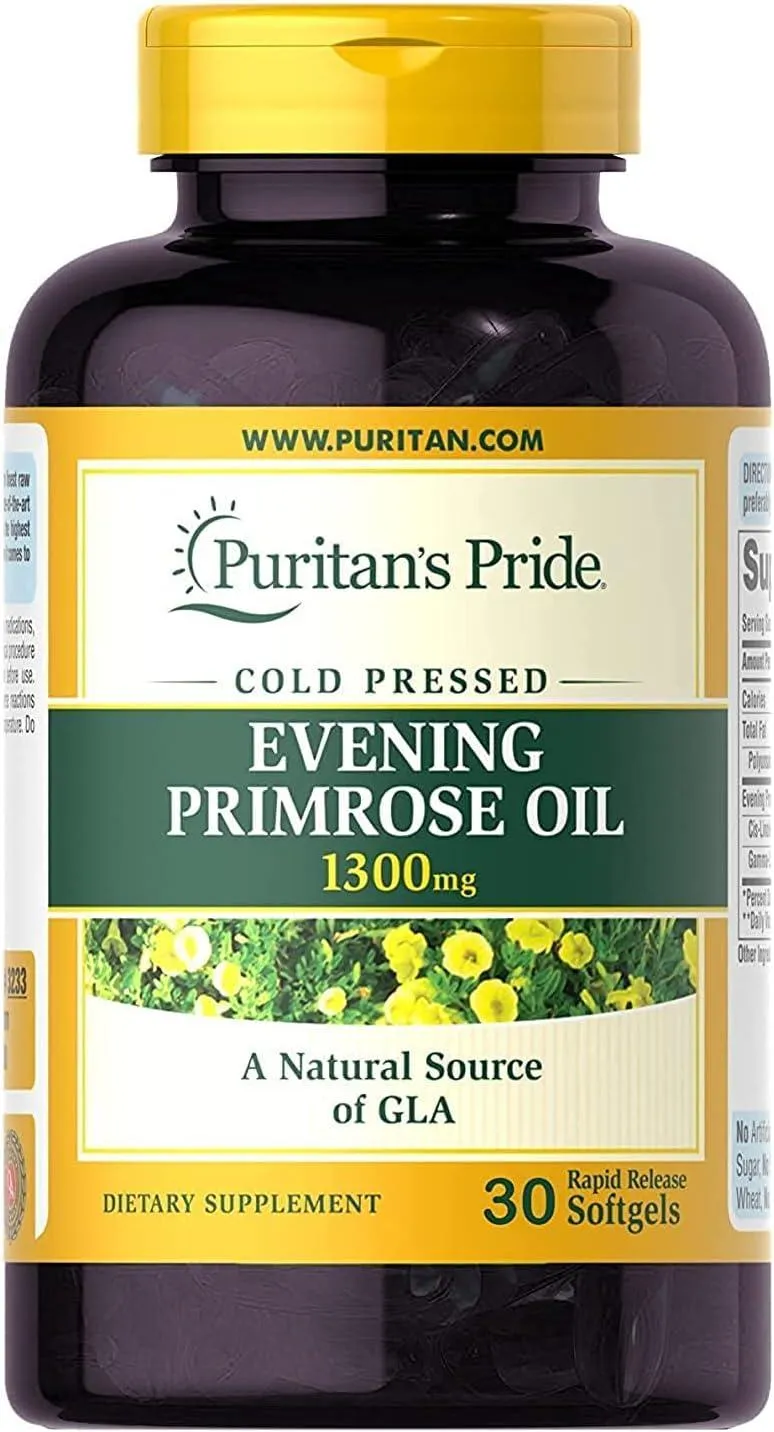 Puritans Pride Evening Primrose,1300 mg,30s