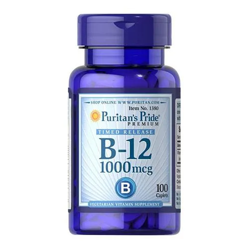 Puritan’s Pride Vitamin B12, 1000mcg – 100 Tablets