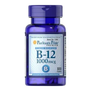 Puritan’s Pride Vitamin B12, 1000mcg – 100 Tablets