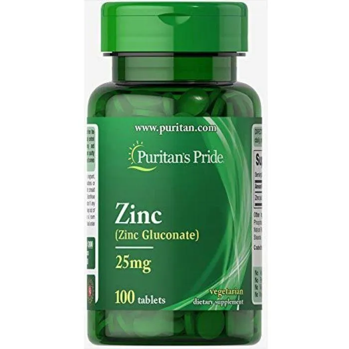 Puritan's Pride Zinc For Acne 100's