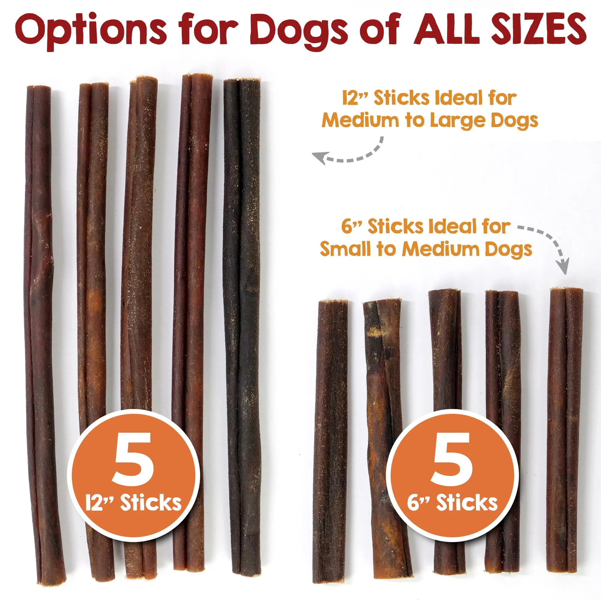 Riley's Originals Beef Collagen Sticks (6")