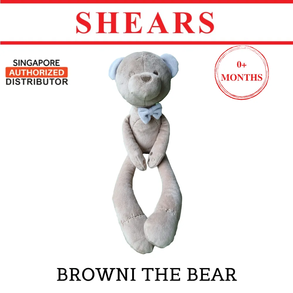 Shears Baby Soft Toy Toddler Patch Toy BROWNI THE BEAR