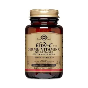 Solgar Ester C Plus 500mg Vitamin C Vegetable capsules 50's