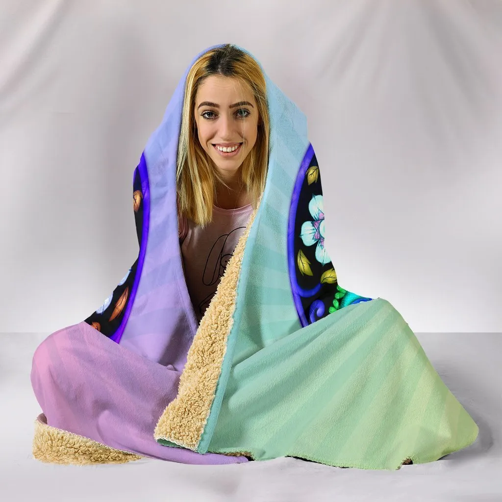 Sugar Skull Lover Hooded Blanket for Lovers of Sugar Skulls