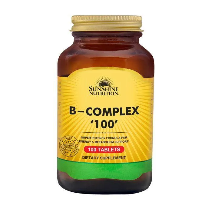 Sunshine Nutrition B-Complex 100 Tablets