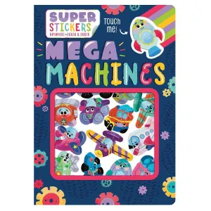 Super Reusable Sticker Books Assorted Designs 9.5" x 6.75"