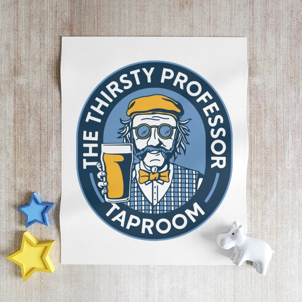 Thirsty Professor Throw Blanket