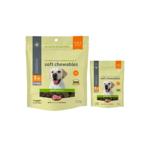 Treatibles® FOR DOGS: 3MG CBD SOFT CHEWS BEEF
