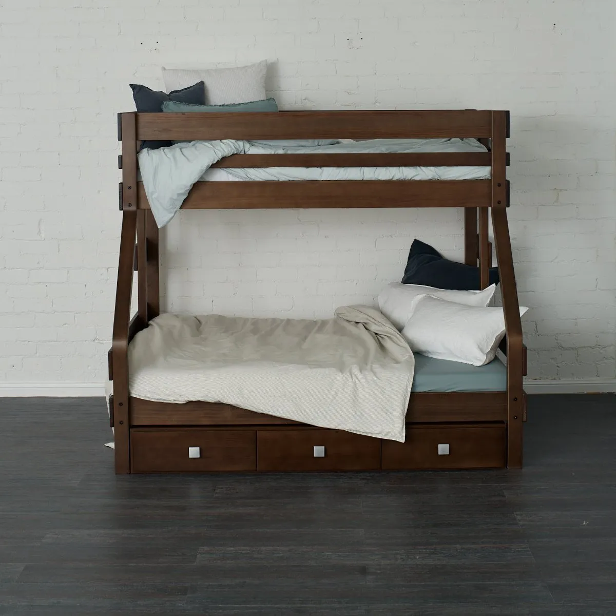 Treble Bunk Bed with Under Bed Drawers