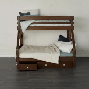 Treble Bunk Bed with Under Bed Drawers