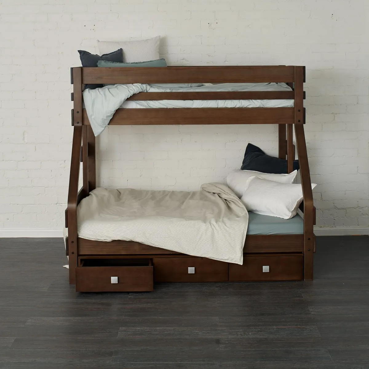 Treble Bunk Bed with Under Bed Drawers