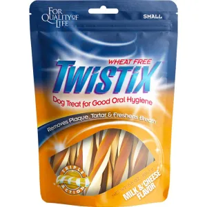 Twistix Milk & Cheese Small Dental Dog Treats 156g