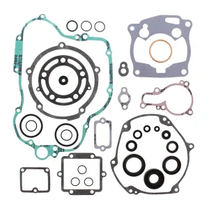 VERTEX COMPLETE GASKET SET W/ OIL SEALS KAW KX125 92-93